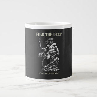 Caneca De Café Grande Temer o Profundo – Poseidon Mítico