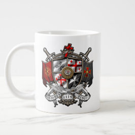 Caneca De Café Grande Templars International Crest Jumbo 20oz