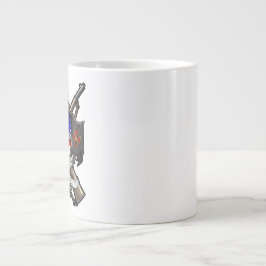 Caneca De Café Grande Templars USA Jumbo 20oz