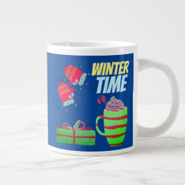 Caneca De Café Grande Tempo de Inverno