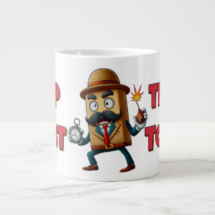 Caneca De Café Grande Tempo Mugsterioso