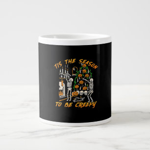 Caneca De Café Grande Temporada Assustadora de Halloween A Temporada par