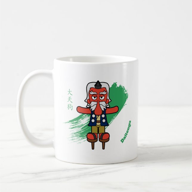 Caneca De Café Grande Tengu Yokai (Esquerda)
