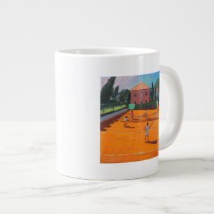 Caneca De Café Grande Tênis de corte Lapad da argila Croatia 2012