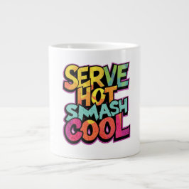 Caneca De Café Grande Tênis Mug Server Hot Smash Legal