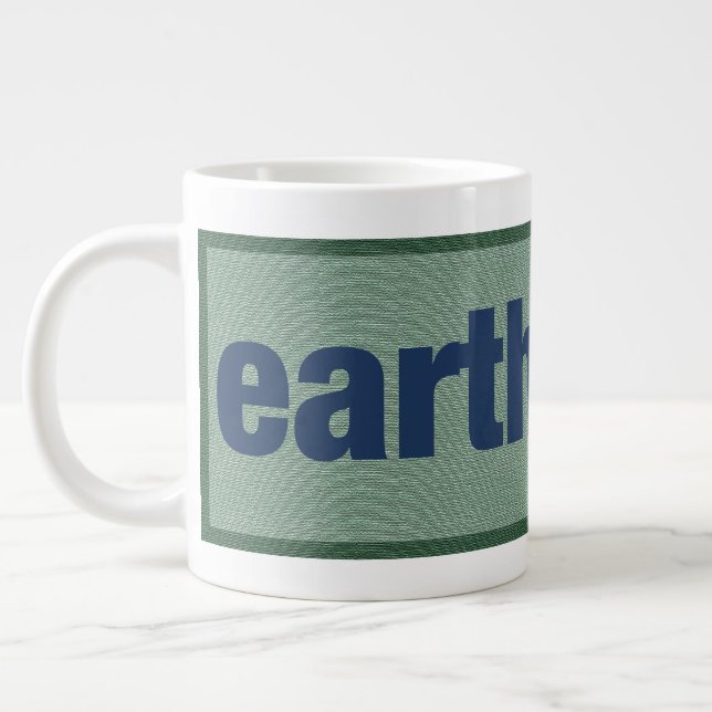 Caneca De Café Grande Terra primeiro. (Esquerda)