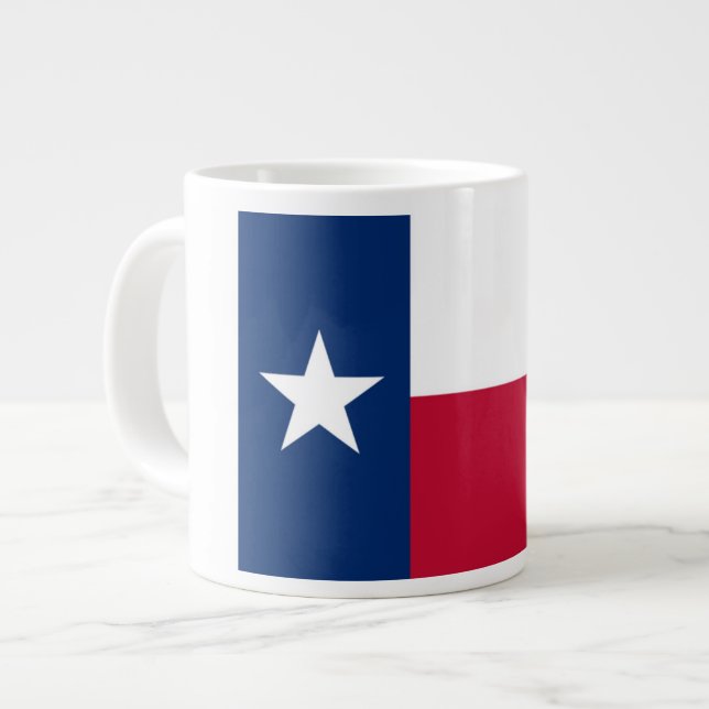 Caneca De Café Grande Texas (Frente Esquerda)