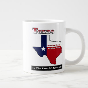 Caneca De Café Grande Texas Standong Strong