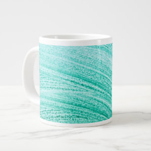 Caneca De Café Grande textura da linha curva do pincel de aquarela