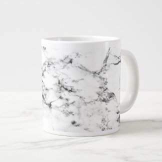 Caneca De Café Grande Textura de mármore