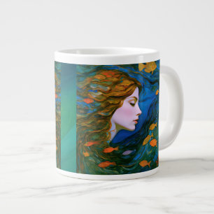 Caneca De Café Grande "Thalassa" - Mulheres Na Água