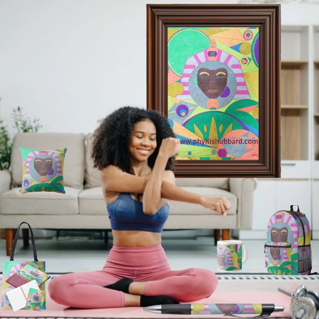 Caneca De Café Grande The Black Empress (Get the full "Black Empress" collection at https://bit.ly/Journey2Kamitology.)