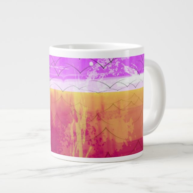 Caneca De Café Grande The Edge do mundo 2014 (Frente Esquerda)