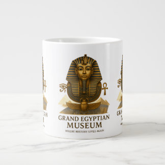 Caneca De Café Grande The Eternal Legacy – Grand Egyptian Museum Opening