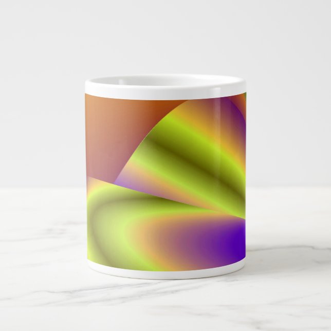 Caneca De Café Grande The Magic of Summer , Abstract 3D Art (Frente)