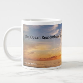 Caneca De Café Grande The Ocean Remembers Me Mug