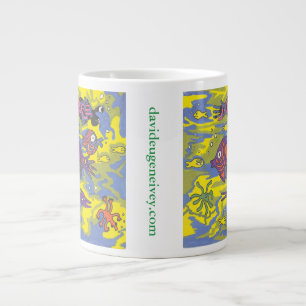 Caneca De Café Grande "The Viewpoint of A Seaweed" davideugeneivey.com