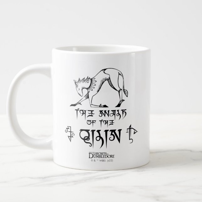 Caneca De Café Grande The Walk of The Qilin Line Graphic (Esquerda)