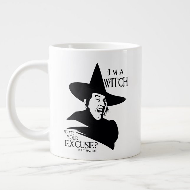 Caneca De Café Grande The Wizard Of Oz™ | I'm A Witch (Esquerda)