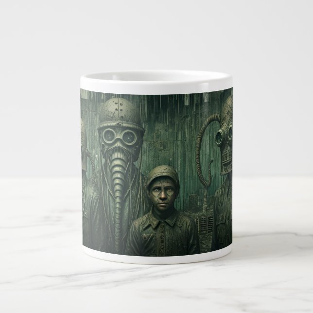 Caneca De Café Grande The world we live in (Frente)