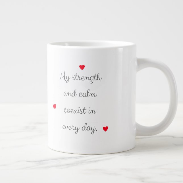 Caneca De Café Grande The Worth of a Woman Collection Mugs (Direita)