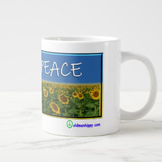 Caneca De Café Grande Think Peace Mug