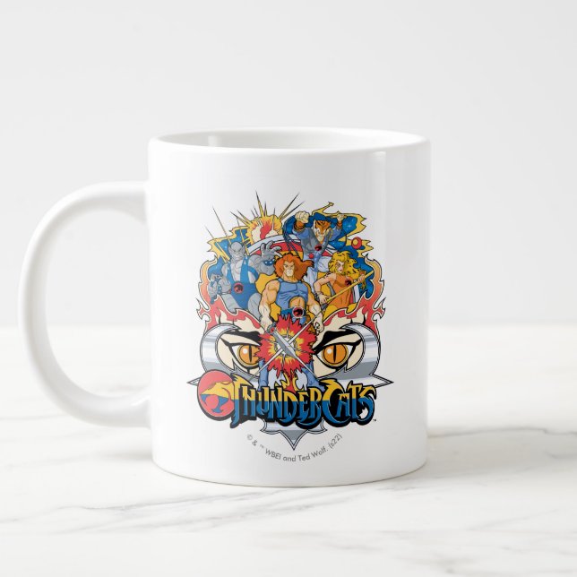 Caneca De Café Grande ThunderCats | Firey Group Graphic (Esquerda)