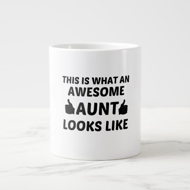 CANECA DE CAFÉ GRANDE TIA AWESOME (Frente)