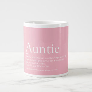Caneca De Café Grande Tia Rosa Divertida Melhor de Todas Definição