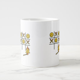 Caneca De Café Grande Tic Tac Toe Mug