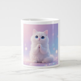 Caneca De Café Grande Tierno gatito