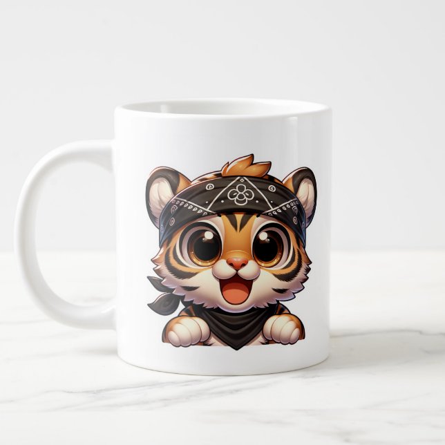 Caneca De Café Grande Tiger Jumbo Mug (Esquerda)