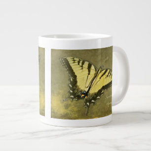Caneca De Café Grande Tigre Borboleta-do-Câncer - Papilio glaucus