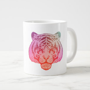 Caneca De Café Grande Tigre de Neon