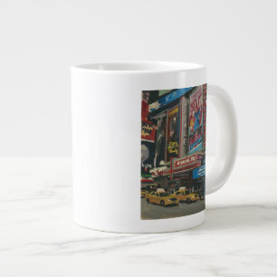 Caneca De Café Grande Times Square brilhante 2012 das luzes