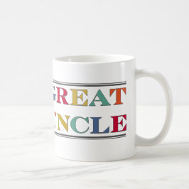 Caneca De Café Grande tio com seu próprio texto