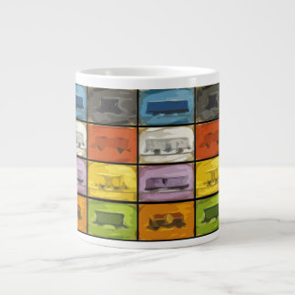 Caneca De Café Grande Tíquete para Ride: Os trens