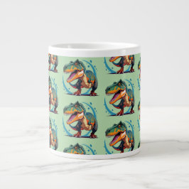 Caneca De Café Grande Tiranossauro Rex