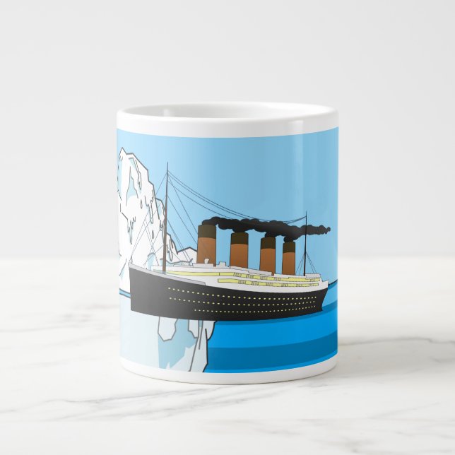 Caneca De Café Grande Titanic (Frente)