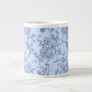 Caneca De Café Grande Toalete Azul