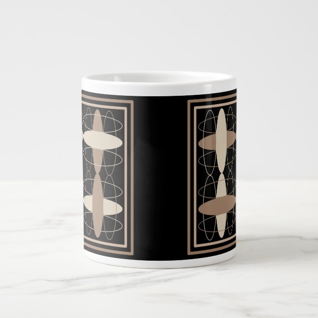 Caneca De Café Grande Tom em preto (Frente)