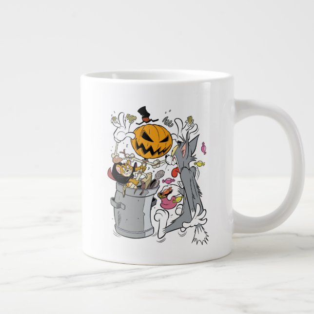 Caneca De Café Grande Tom & Jerry | Boo para o Tom (Direita)