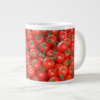 Caneca De Café Grande Tomates Vermelhos da Vinha