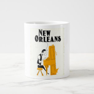 Caneca De Café Grande Tonk Honky de Nova Orleans
