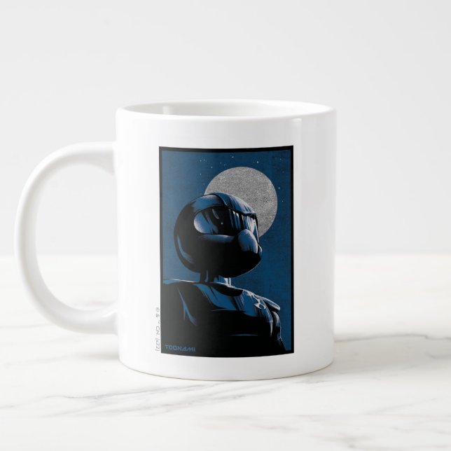 Caneca De Café Grande Toonami TOM 5 Luz Gráfico (Esquerda)