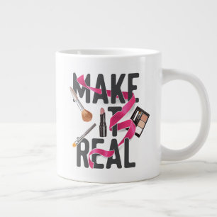 Caneca De Café Grande Torne isso real