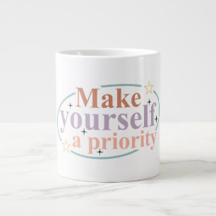 Caneca De Café Grande Torne-se prioritário