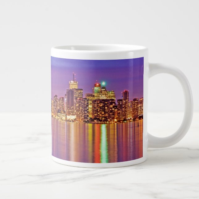 Caneca De Café Grande Toronto Skyline em Dusk (Direita)