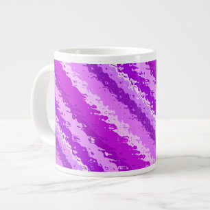 Caneca De Café Grande Torres de vidro - tons roxos de ametista