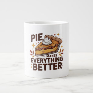 Caneca De Café Grande Torta Faz Melhor